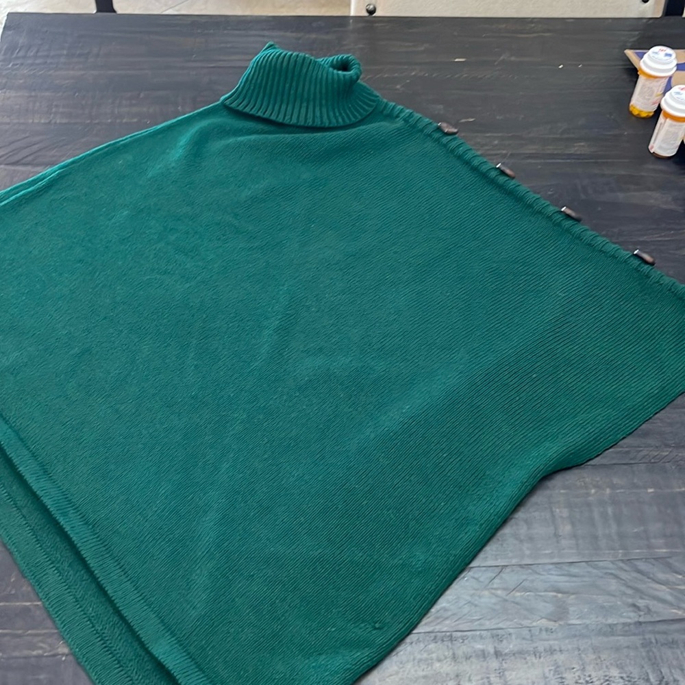 Turtle neck Poncho/ one Size fits all
